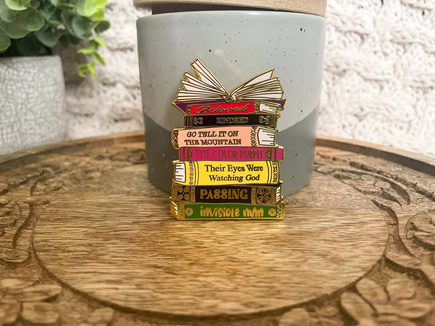 Black Literary Classics Pin