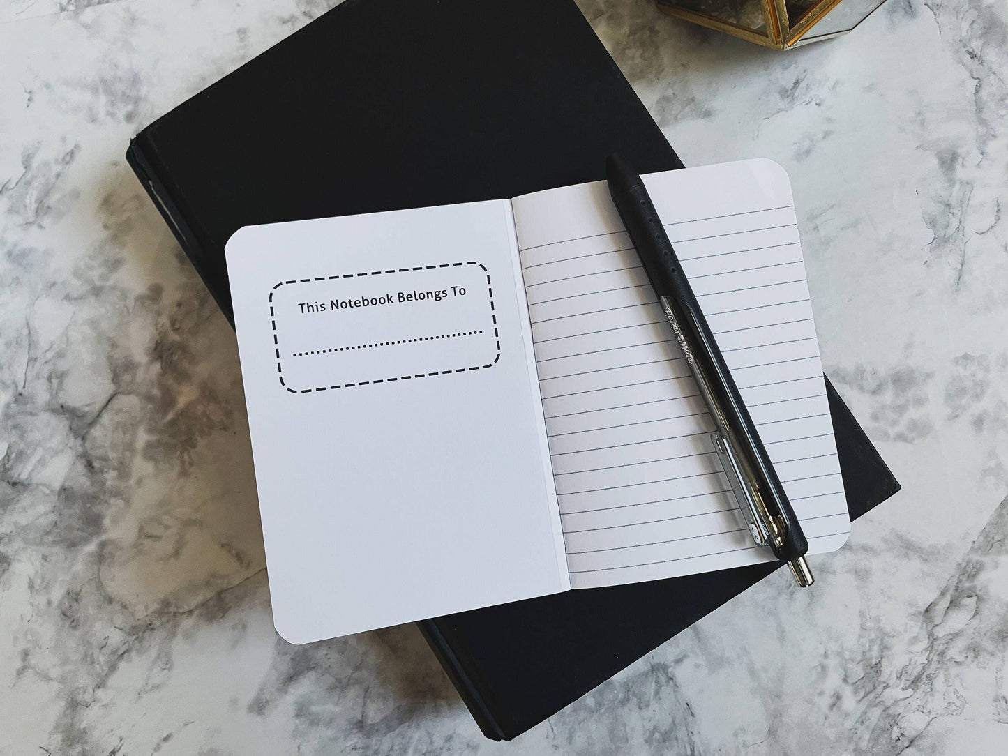 Black Authors B7 Lined Notebook - Notebook Journal