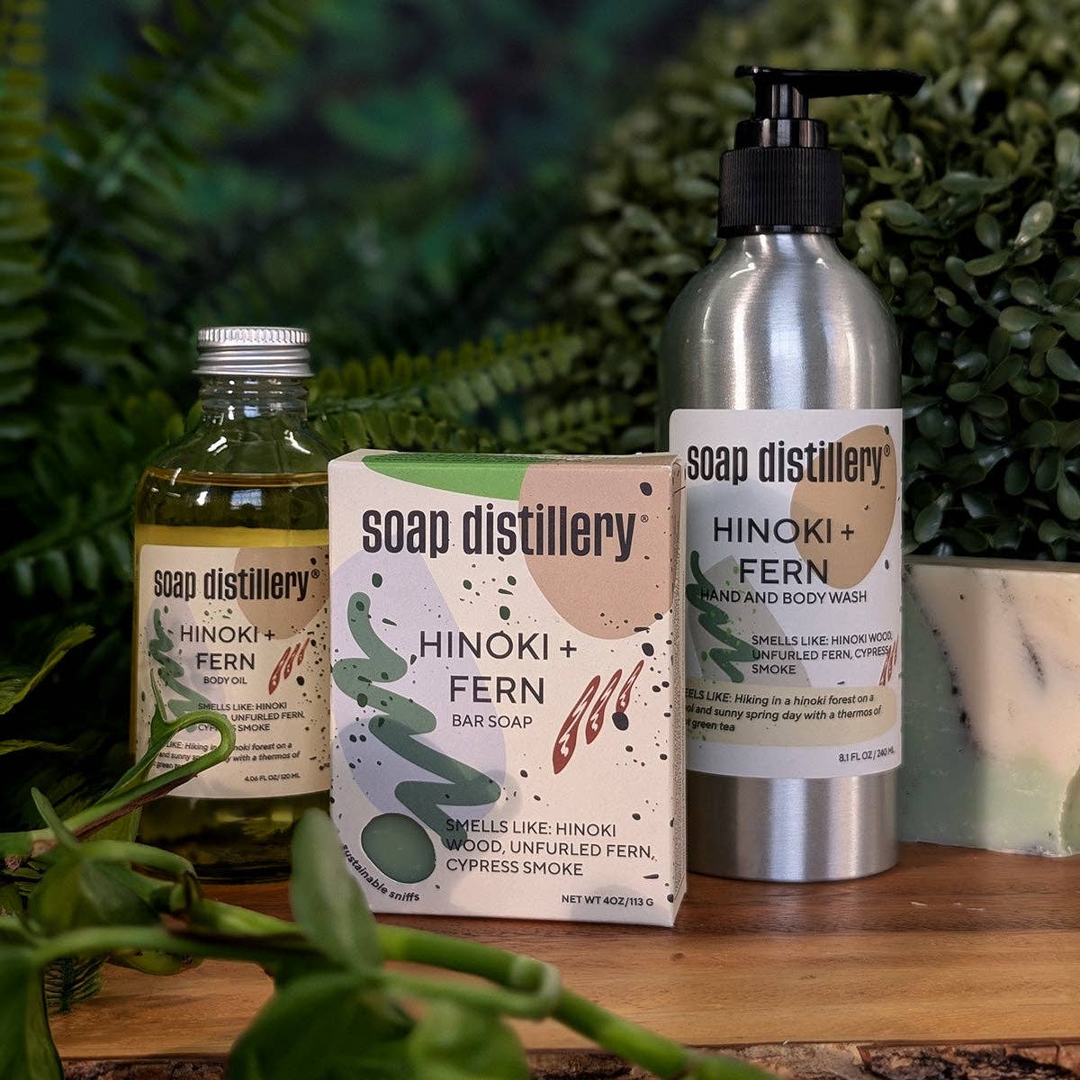 Hinoki + Fern Botanical Body Oil