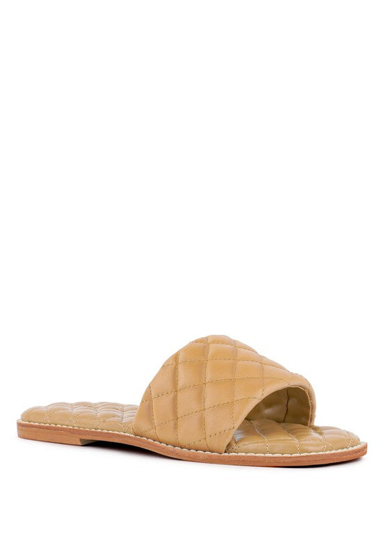 Quilted Sliders - Bella Sevyn
