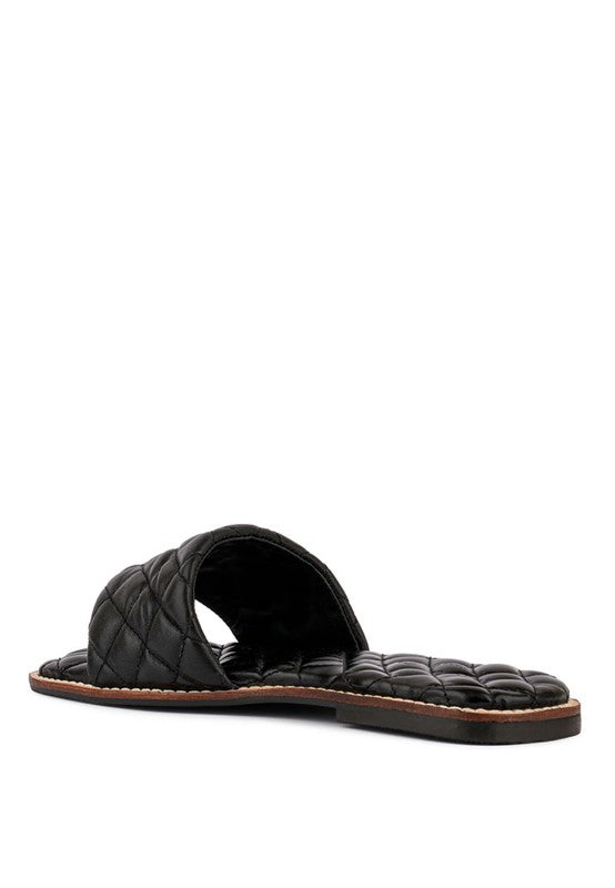 Quilted Sliders - Bella Sevyn