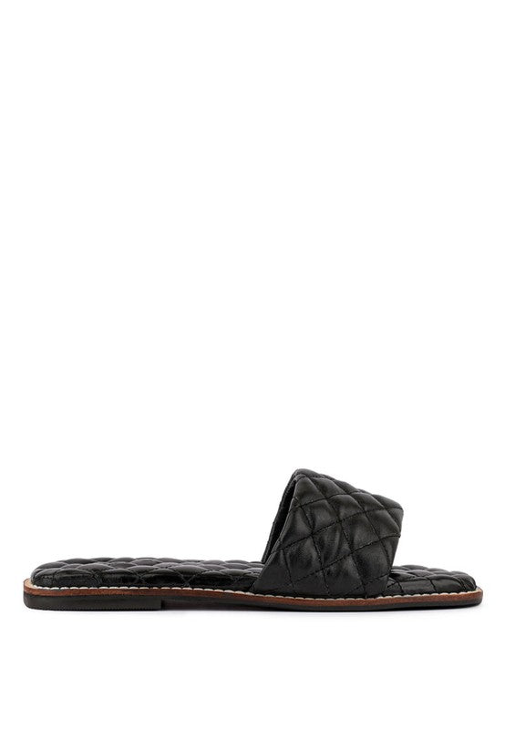 Quilted Sliders - Bella Sevyn