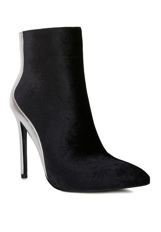 Metallic Highlight Ankle Boots - Bella Sevyn