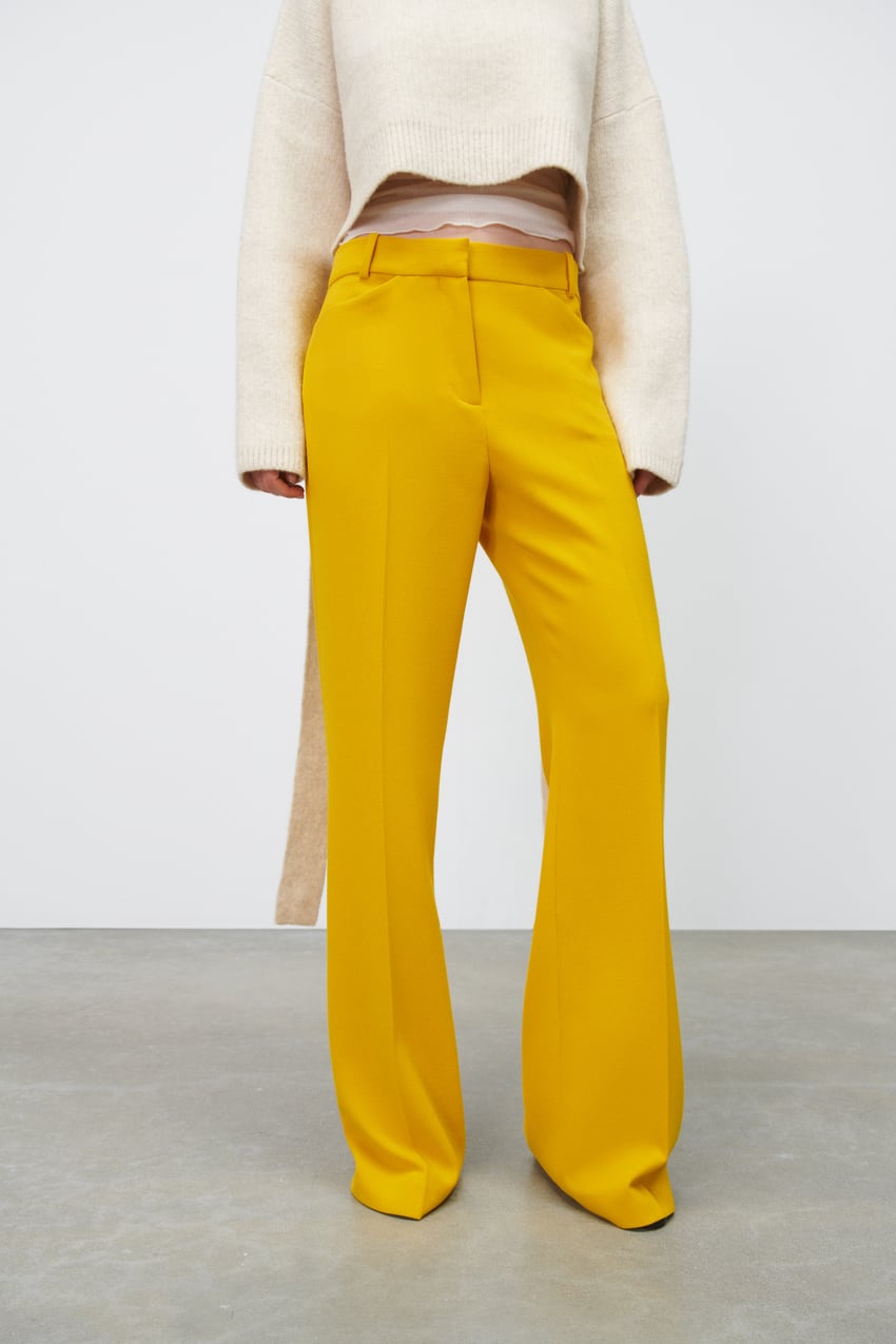Retro High Waist Bell-Bottom Trousers - Bella Sevyn
