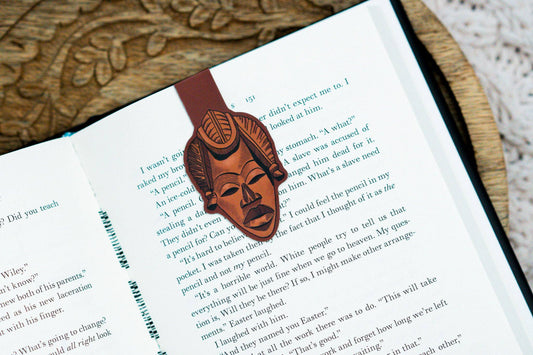 African Masks Magnetic Bookmarks - Tribal